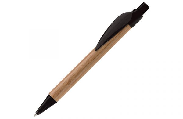 Bambus Kugelschreiber Budget schwarz
