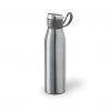 Designer Alu-Trinkflasche silber