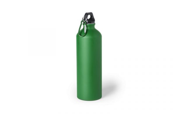 Große Alu-Trinkflasche grün