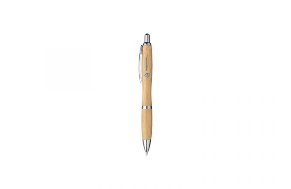 Bambus Kugelschreiber Athos mit Werbedruck