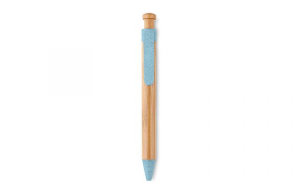Kugelschreiber Bambus Deluxe blau