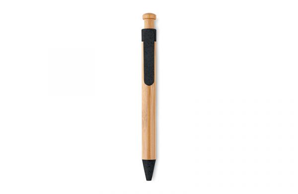 Kugelschreiber Bambus Deluxe schwarz