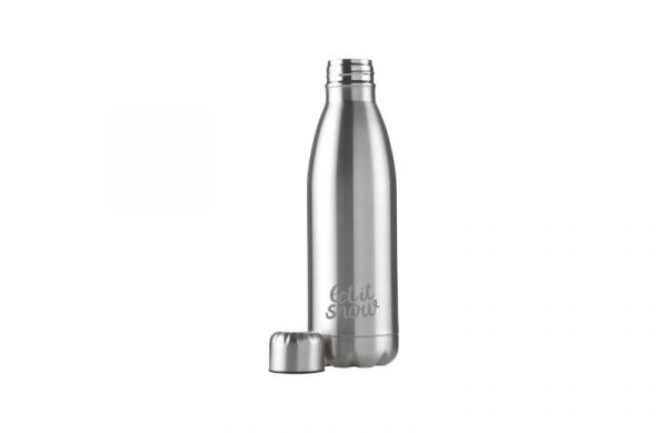 Topflash Thermosflasche silber