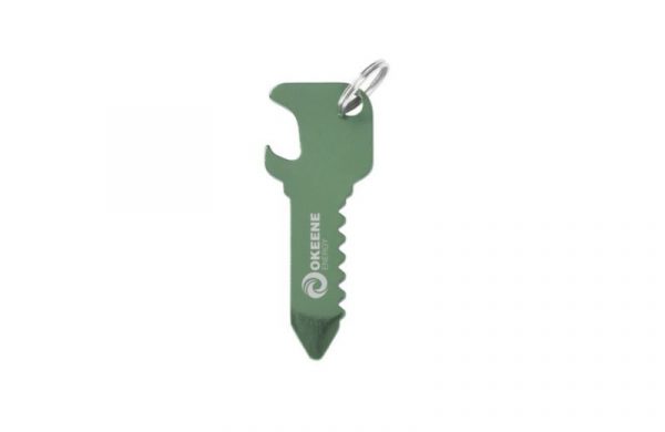 Schlüsselanhänger Key-colour Flaschenöffner grün