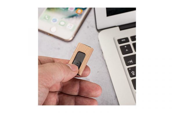 USB-Stick Holz Slider