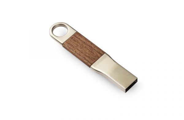 USB-Stick Schlüsselanhänger Lana in 3 verschiedenen Holzsorten