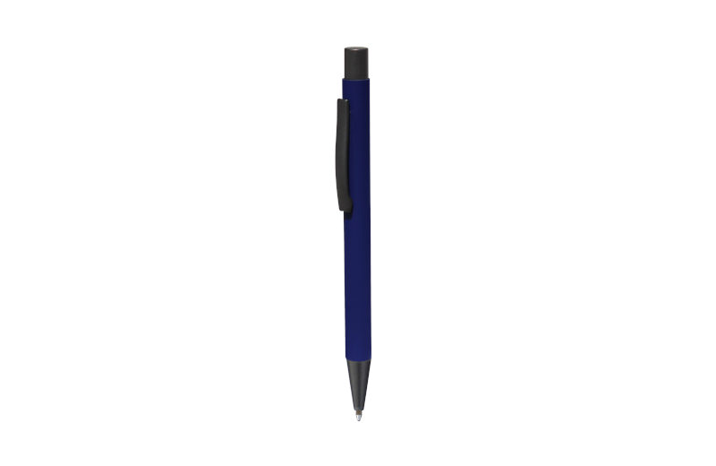 Soft-Touch Kugelschreiber blau
