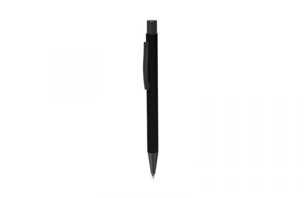 Soft-Touch Kugelschreiber schwarz