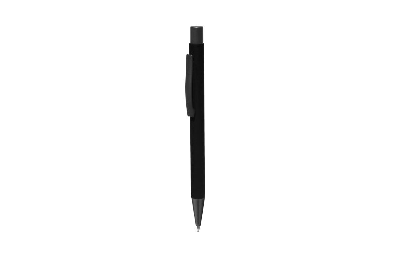 Soft-Touch Kugelschreiber schwarz