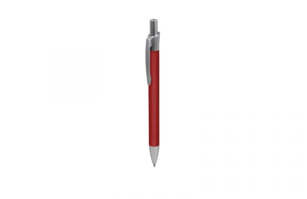 Aluminium Kugelschreiber Lissa silber/rot