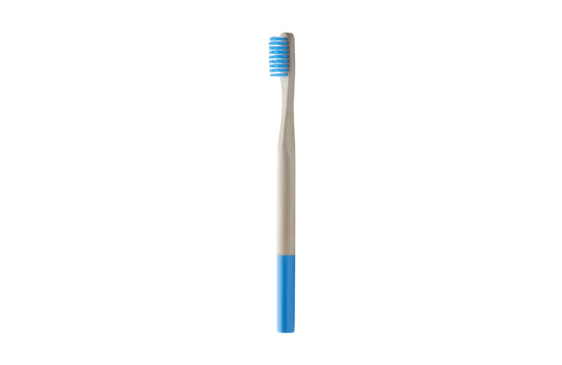 Bambus Zahnbürste Budget blau