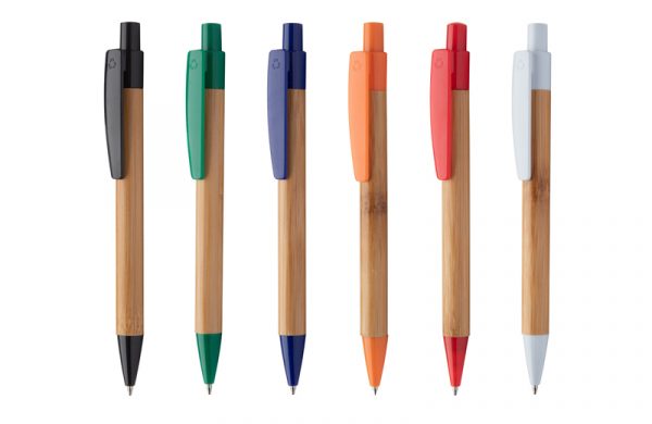 Boho Bambus-Kugelschreiber alle Farben