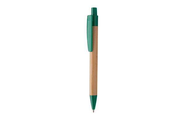 Boho Bambus-Kugelschreiber grün