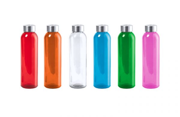 Glas-Trinkflasche Sporty alle Farben