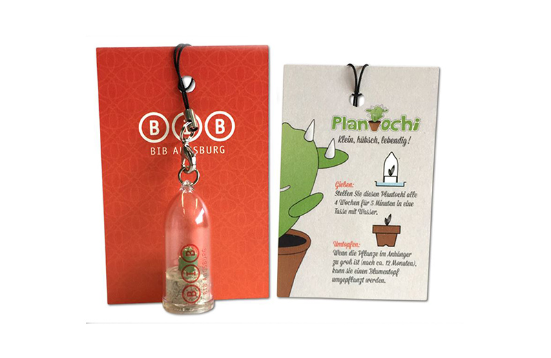 Plantochi - Kaktus im Schlüsselanhänger - Beispiel 1