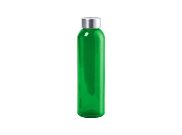 Glas-Trinkflasche sporty grün