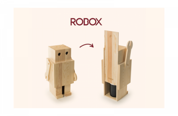 Designer Rackpack Weingeschenkbox Robox