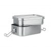 Retro Lunchbox Doppeldecker offen