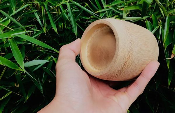 Bambus Tasse Detailansicht
