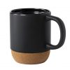 Kork Tasse schwarz