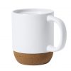 Kork Tasse weiss