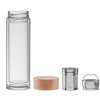 Tee-Flasche doppelwandig aus Borsilikatglas