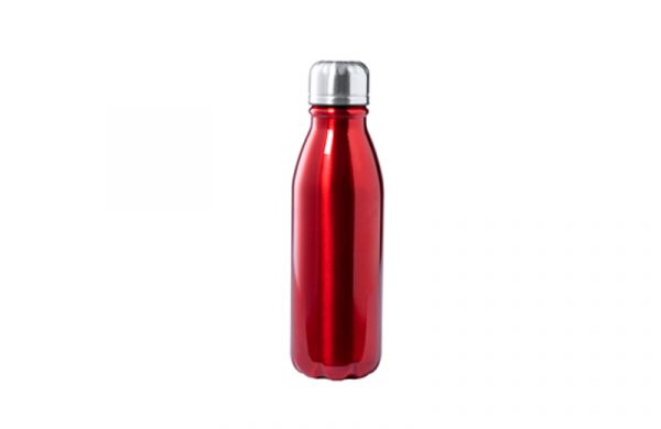 Alu-Flasche Einwandig rot BUDGET
