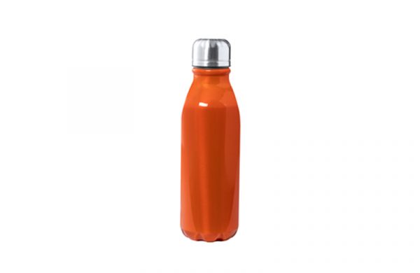 Alu-Trinkflasche BUDGET orange Werbeartikel
