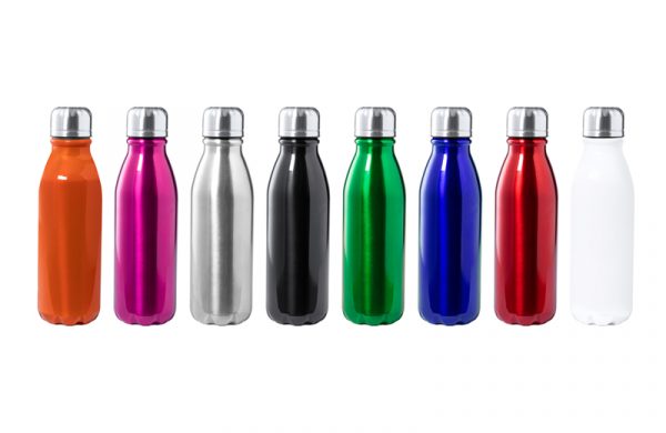 Klassische Alu-Trinkflasche BUDGET in 8 Farben