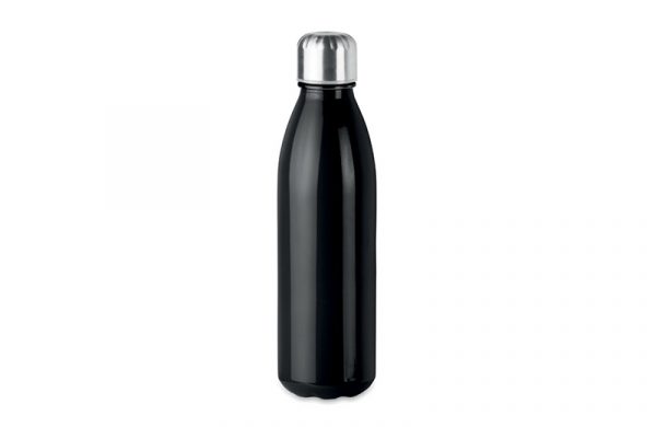 Glas-Trinkflasche ASPEN schwarz