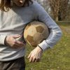 Fußball aus Pflanzen mit Spieler