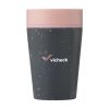 Recycelter Mehrweg-Kaffeebecher rosa