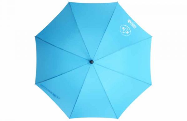 Regenschirm aus RPET geöffnet von oben