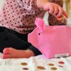 Sparschwein aus gefilztem rPET Ambiente