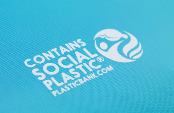 Sportbeutel aus RPET Label Social Plastic