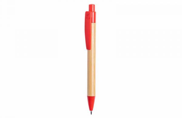 Kugelschreiber mit kompostierbarem PLA rot