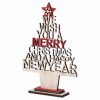 Weihnachtsbäumchen Tischaufsteller transparent