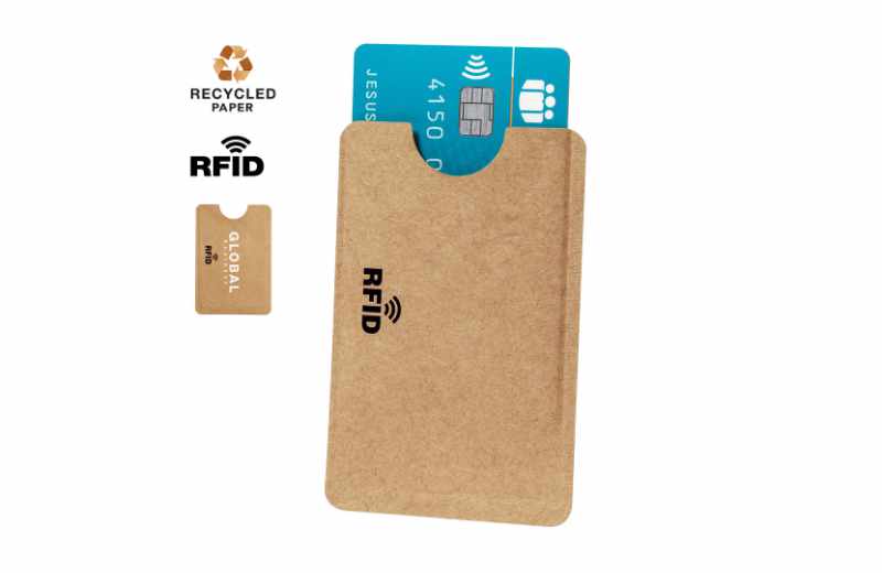 Kartenhülle mit RFID Schutz - ökologische Werbeartikel