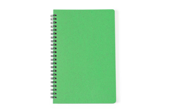 Weizenstroh Notizbuch - grün