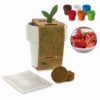 Tasse mit Erdbeere