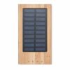 Solar Powerbank Bamboo Solarpaneel