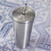 Thermobecher Stainless Steel von oben