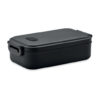 Lunch Box aus recyceltem PP in schwarz
