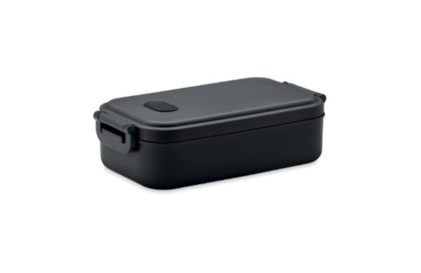 Lunch Box aus recyceltem PP in schwarz