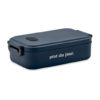 Lunch Box aus recyceltem PP mit Druckbeispiel