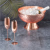 Sektkühler Stainless Steel Ambiente mit Glas-Set Stainless Steel
