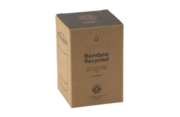 Thermo-Becher Steel`n Bamboo Verpackung