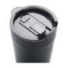 Thermo-Becher Steel`n Bamboo schwarz von Oben
