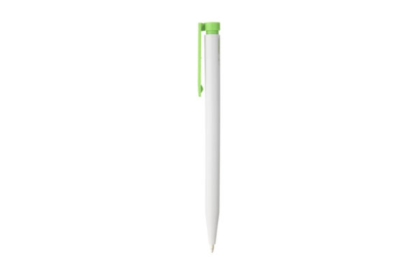Kugelschreiber Re-New mit grünem Clip seitlich
