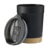 Thermo-Becher Steel`n Bamboo in Schwarz